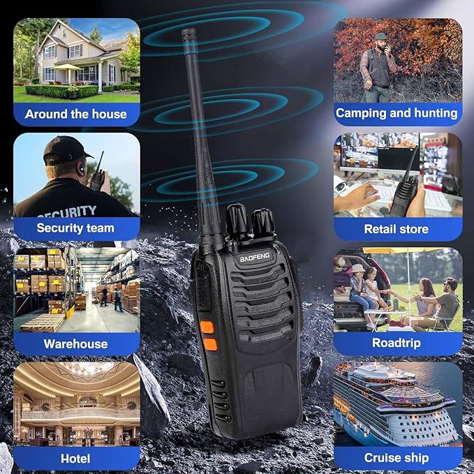 Baofeng Walkie Talkies 888S Rechargeable Long Range - Image 7