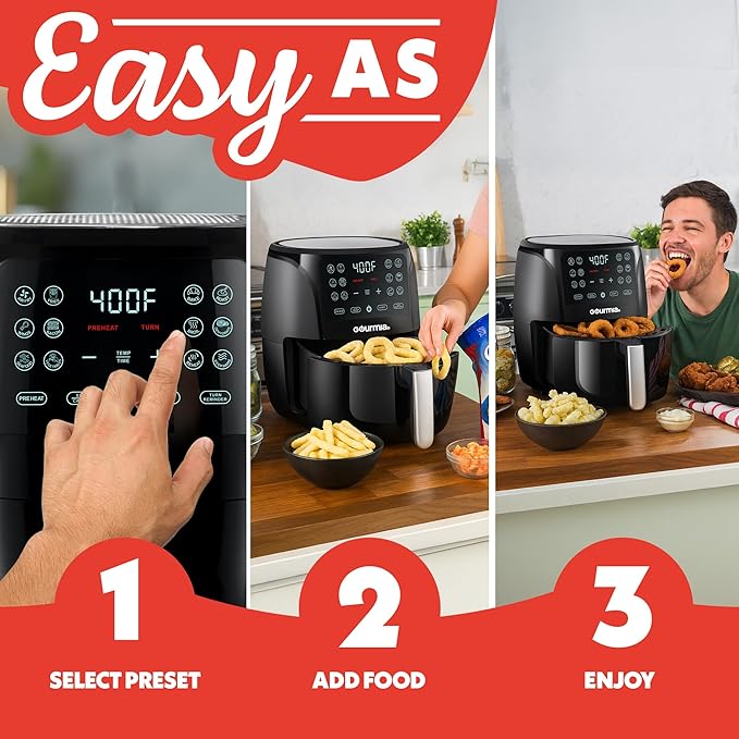 Gourmia Air Fryer - 6 Qt Large Capacity - Image 10