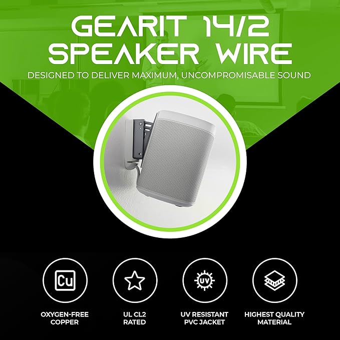 GearIT 14/2 Speaker Wire 14AWG Gauge - Image 3