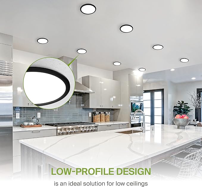 ASD 4 Pack 11/12 Inch LED Recessed Lighting 24W, 5 CCT 2700K-5000K CRI90+ - Image 4