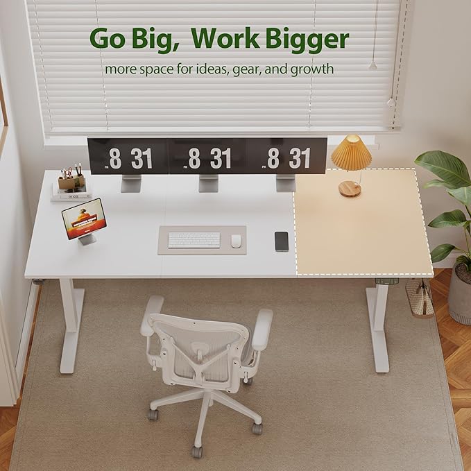 Agilestic Electric Standing Desk, Extra Large 71 x 31.5 Inches Height - Image 4
