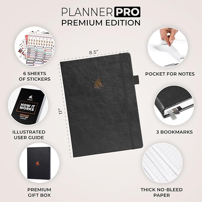 Clever Fox Planner Pro Premium – Luxurious Weekly & Monthly Planner - Image 2