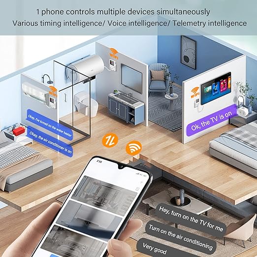 WiFi Smart Plug with Energy Monitoring Electricity Usage Monitor with LCD - Image 9