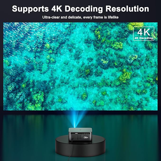 HAPPRUN 2500 ANSI Lumens Outdoor Projector - Image 4