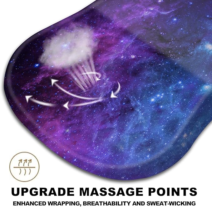 KUOSGM Mouse Pad Wrist Support, Ergonomic Mouse Pad - Image 2