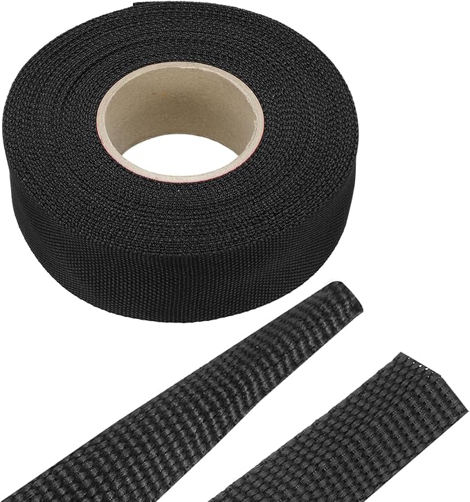 MECCANIXITY Braided Cable Sleeves Heat Shrinkable Fabric Sleeving, Network by MECCANIXITY