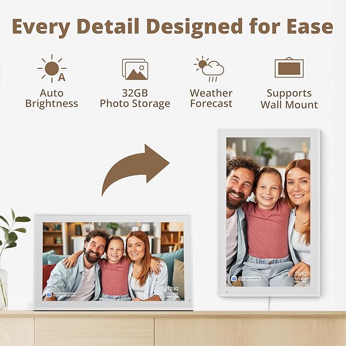 Dragon Touch Digital Calendar 21.5 Inch Touch Screen, Electronic Wall Calendar - Image 9
