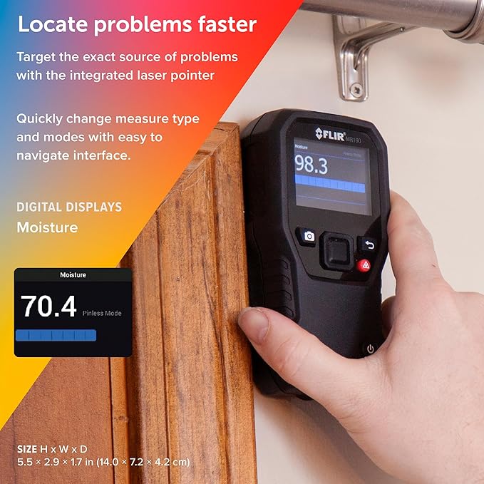 FLIR MR160 - Thermal Imaging Moisture Meter - - Image 6