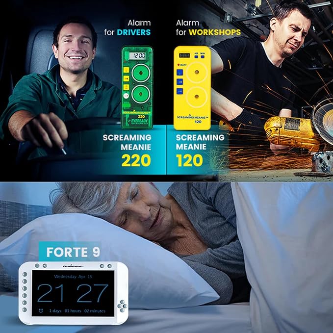 Screaming Meanie TZ-120 Extremely Loud Alarm Timer, or Travelers - Image 6