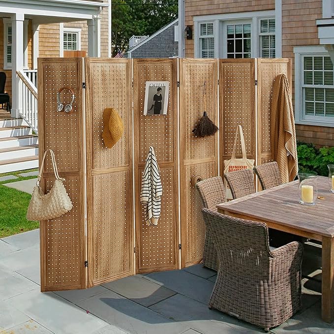 Asnefeli Pegboard Display Room Divider - Image 7