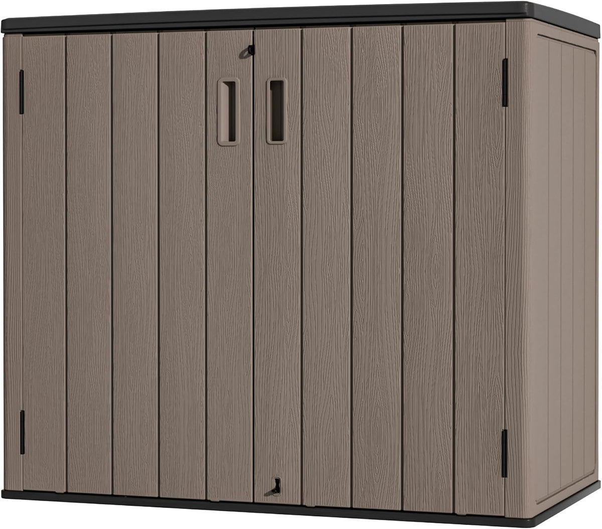 mrosaa large outdoor storage box,resin shed,waterproof/lockable,outdoor storage cabinet, main product view
