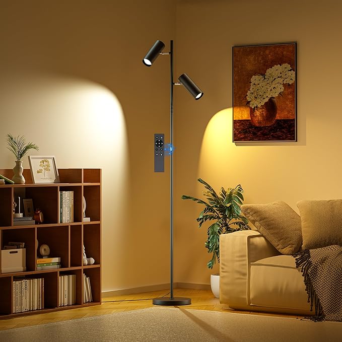 SIBRILLE Spotlight Floor Lamp, Tall LED Standing Lamp by SIBRILLE