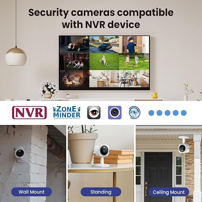Hugolog 2K Indoor Outdoor Security Cameras - Image 6