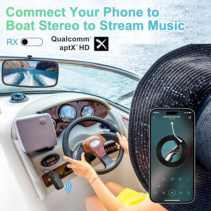 2026 Upgraded Pro Bluetooth 5.4 Transmitter Receiver, 2-in-1 Airplane Wireless - Image 7