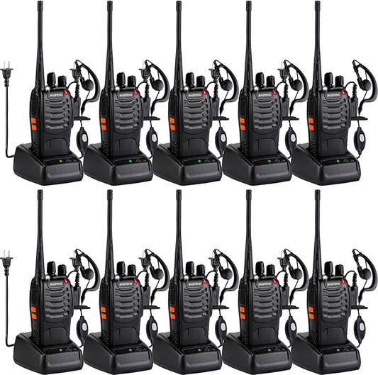 Baofeng Walkie Talkies 888S Rechargeable Long Range by BAOFENG