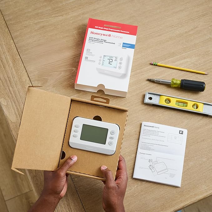 New! Honeywell Home Programmable Thermostat, Single-Stage, 1 Heat/1 Cool - Image 3