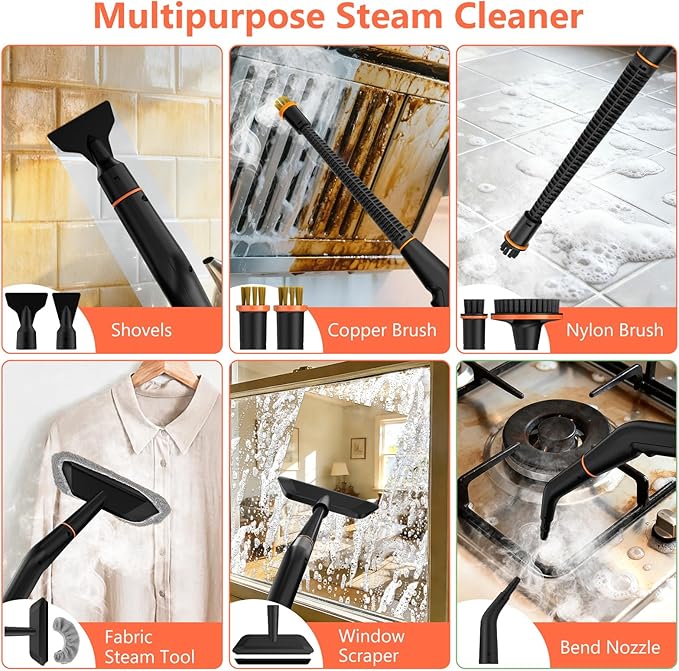 Steam Cleaner, Portable Steamer - Image 7