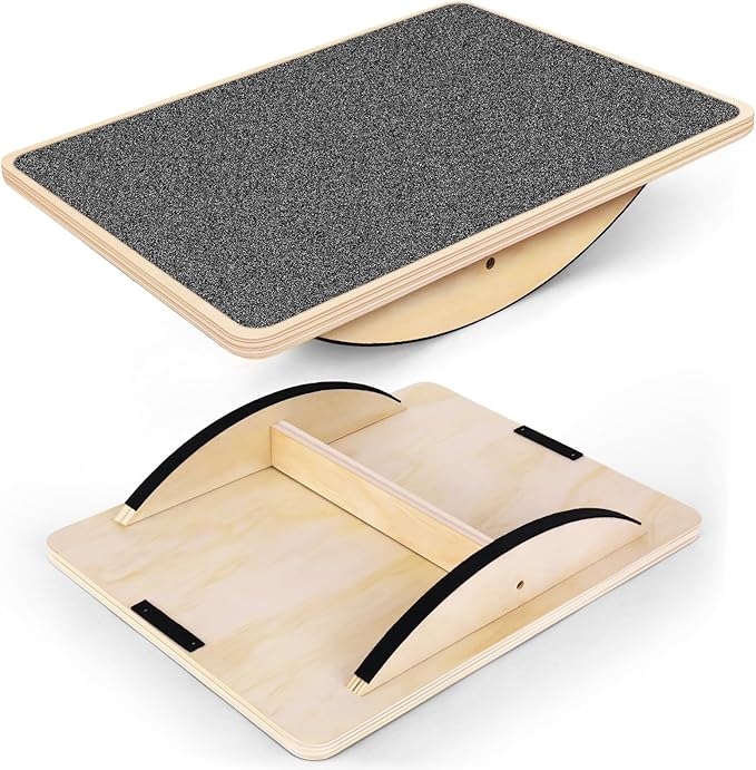 Balance Board Professional Wobble Board by CraftingNatureandComforts