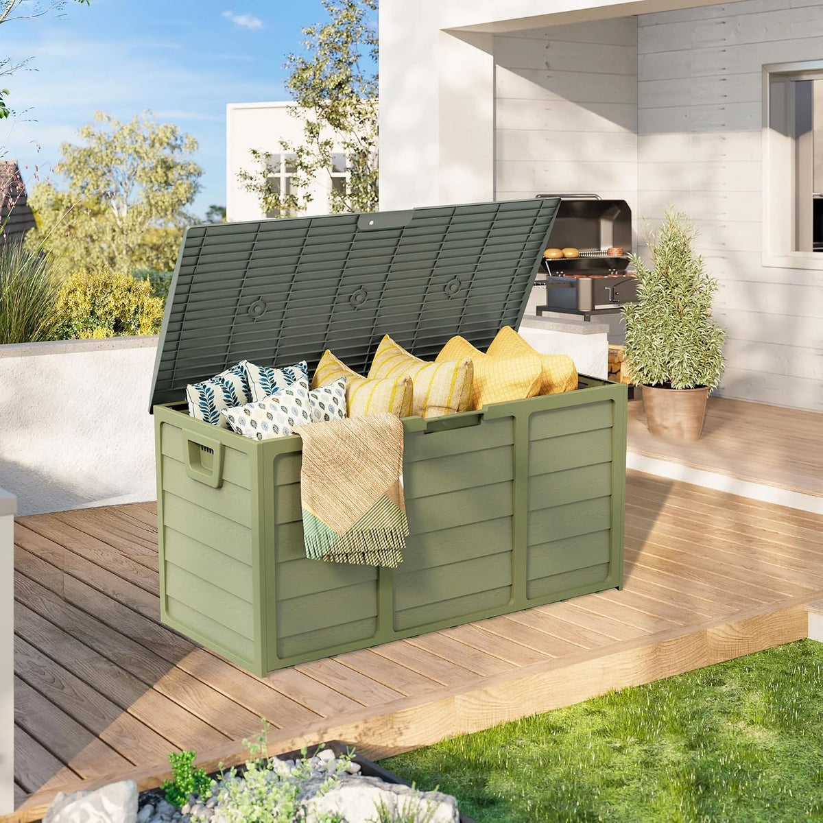 75 gallon outdoor deck box - heavy duty, main product view