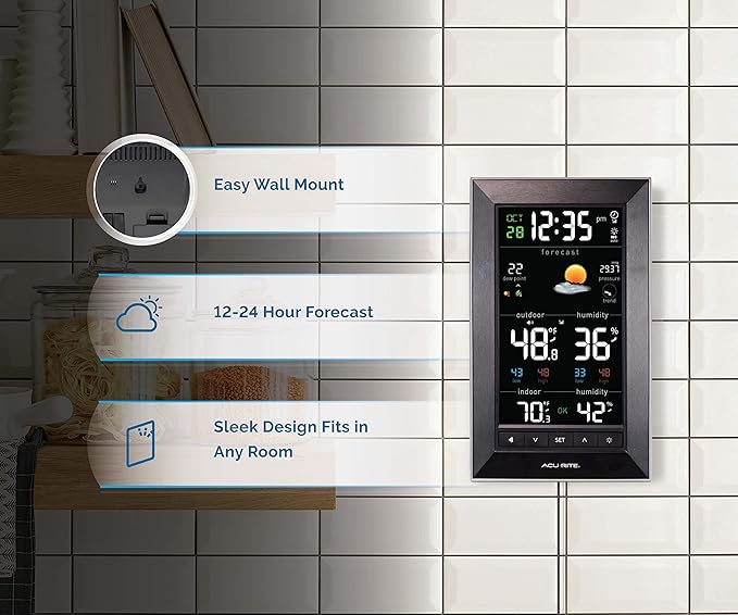 AcuRite Digital Vertical Weather Forecaster - Image 6