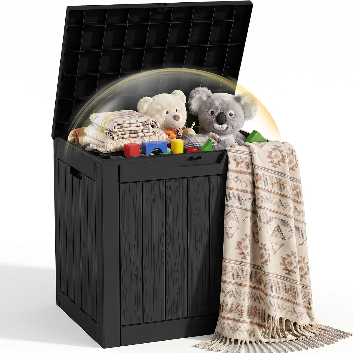 efu outdoor storage box 42 gallon deck box, main product view