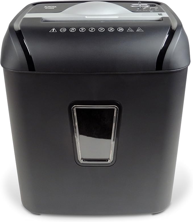Aurora AU1208XE Anti-Jam 12-Sheet Crosscut Paper/Credit Card Shredder - Image 6