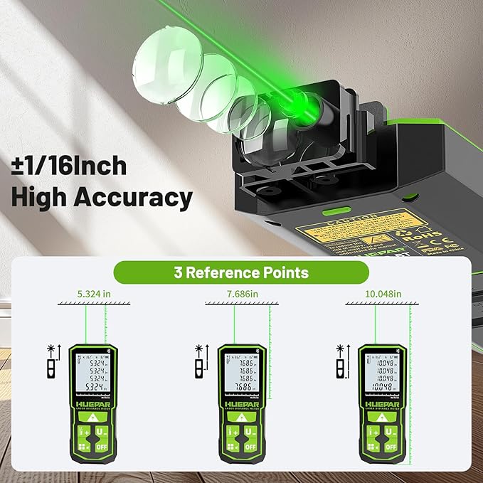 395FT Bluetoothed Green Laser Measuring Tool - Image 5