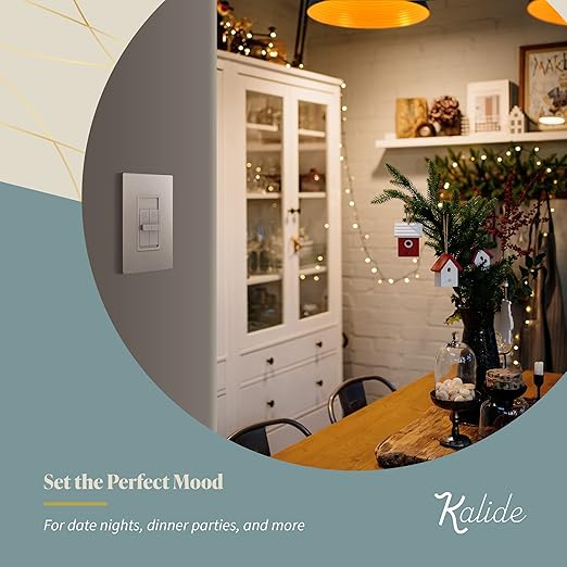 TOPGREENER Elite Series Kalide Dual Load Dimmer Light Switch, Double LED Dimmer - Image 6