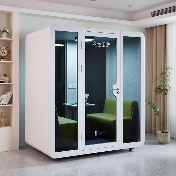 GEARONIC Mobile Office Pod Booth, Sound Proof Office Pod Booth by GEARONIC