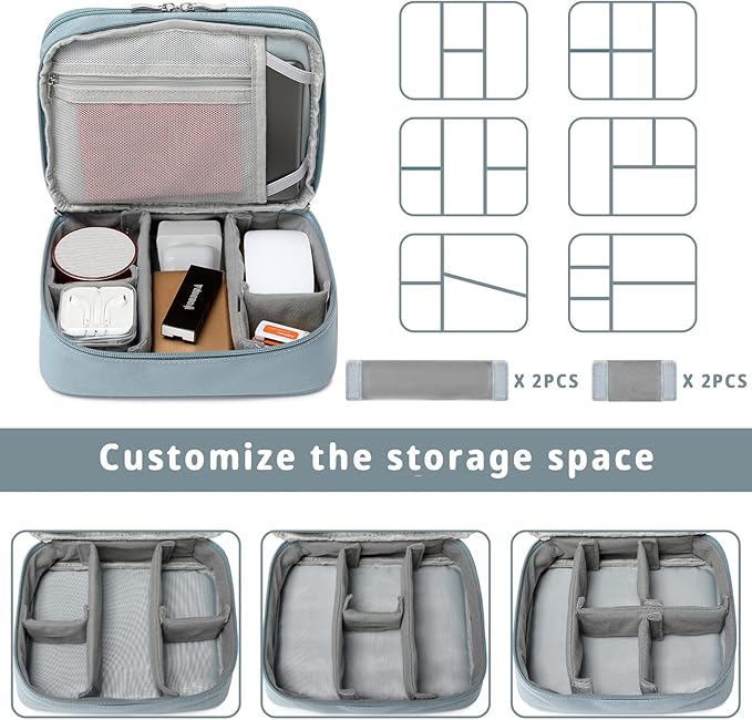 mygreen Electronics Travel Organizer, Watreproof Electronic Accessories Case - Image 4