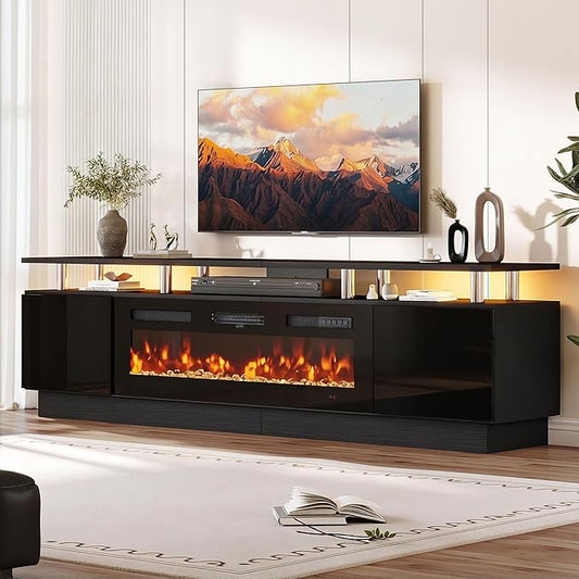 oneinmil 90'' Fireplace TV Stand by oneinmil