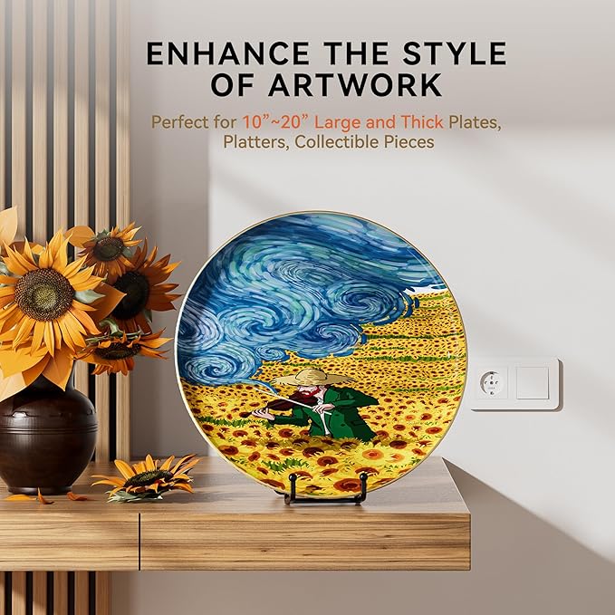 IPAME 10 Inch Large Plate Stands - Image 4