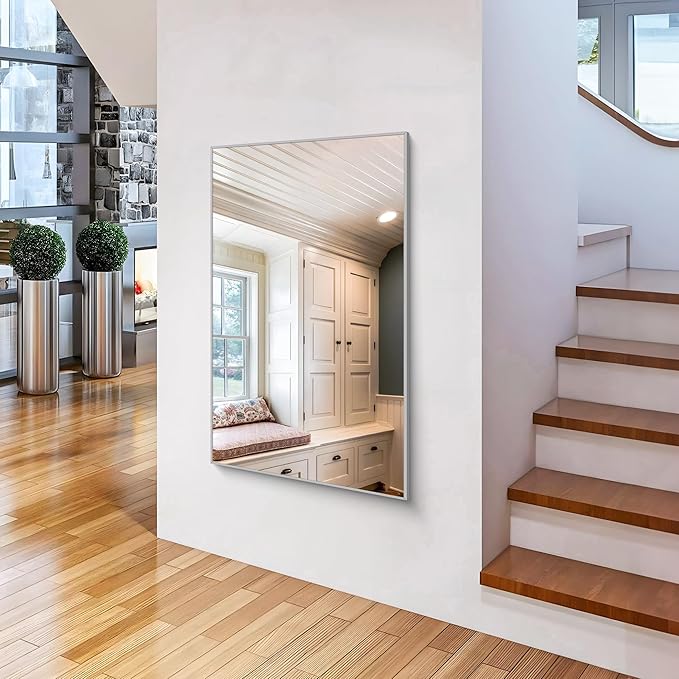 36x55 inch Bathroom Mirror, Large Rectangular Wall Mirrors - Image 7