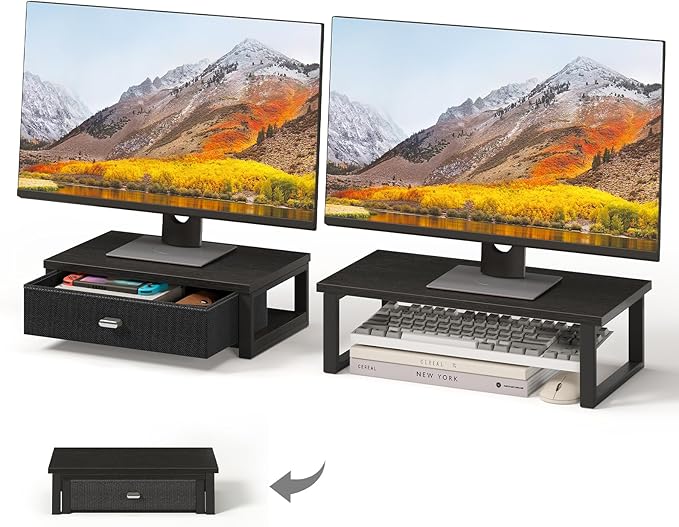 WOHOMO Dual Monitor Stand Riser by WOHOMO