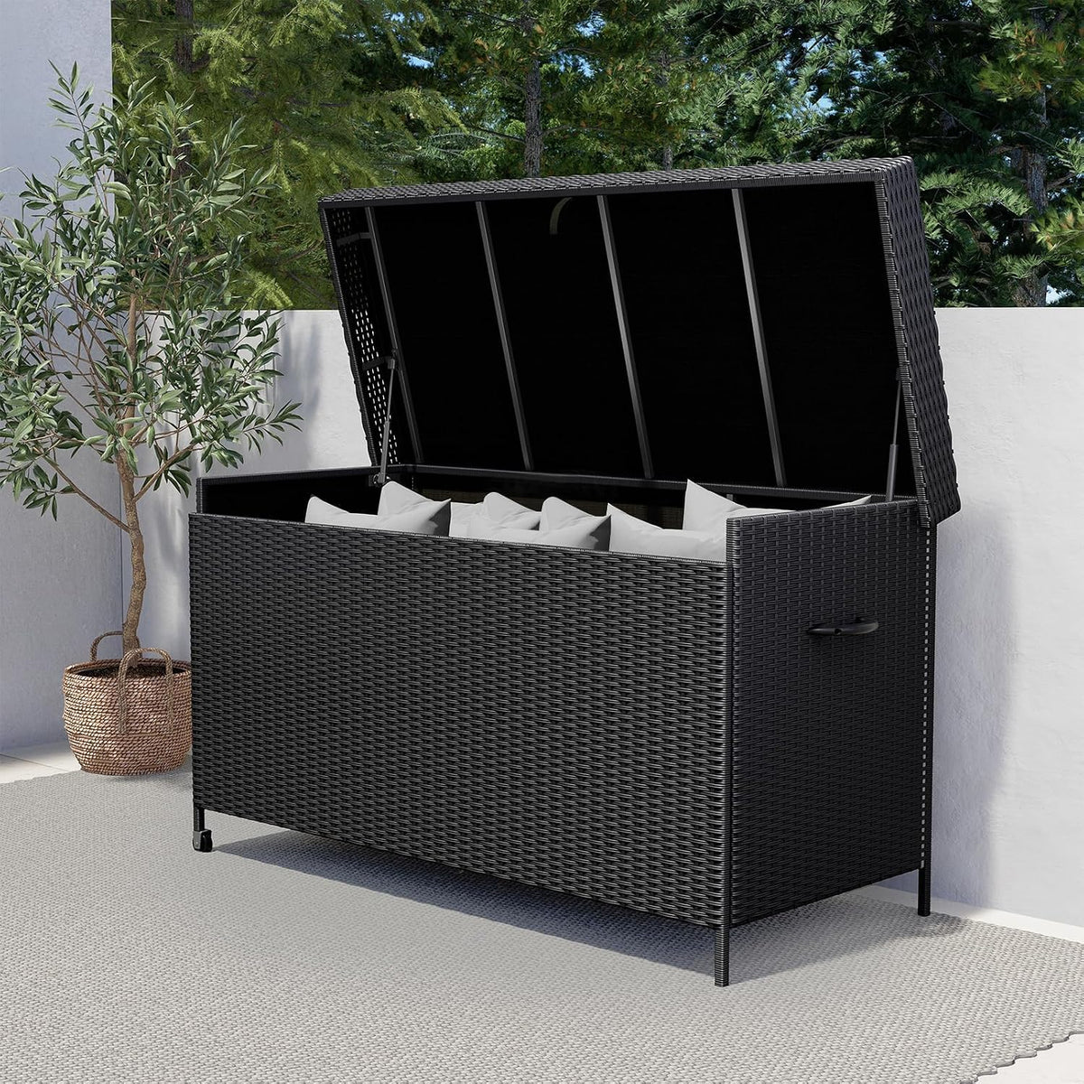 grand 170 gallon deck storage bin - outdoor/indoor, main product view