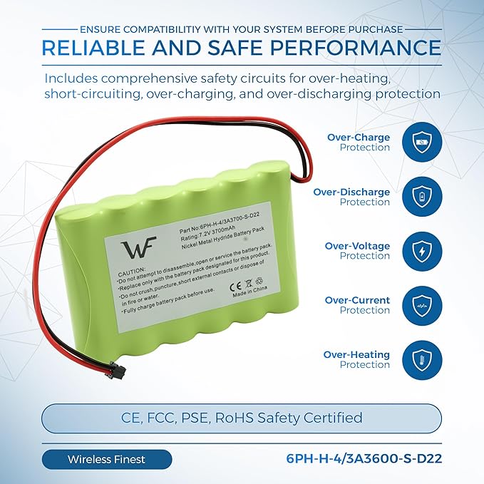 Replacement Battery+Tool for ADT DSC IMPASSA 9057 SCW9055 SCW9057 BH7236-SS - Image 7