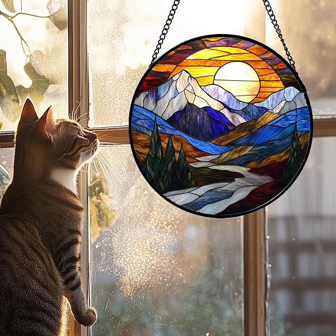 AMDERVEN Stained Glass Window Hanging - Image 2