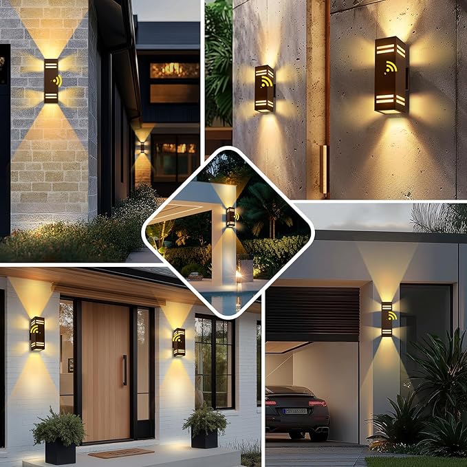 MZLITI 2-Pack Bronze Dusk to Dawn Outdoor Lights, Wall Light Wtih LED Bulbs - Image 8