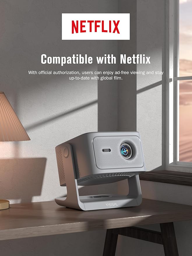 【2200ANSI & Officially-Licensed APP】Smart 4K Projector - Image 2