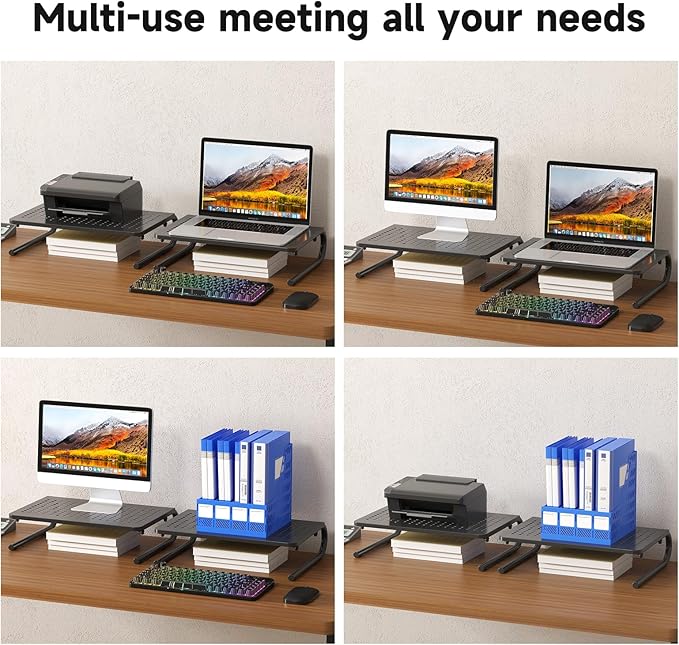 suptek Monitor Stand Riser for Computer, Notebook and All Flat Screen Display - Image 3