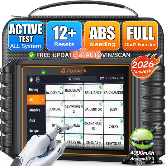 2026 FOXWELL NT726 OBD2 Scanner Diagnostic Tool, All System Bidirectional