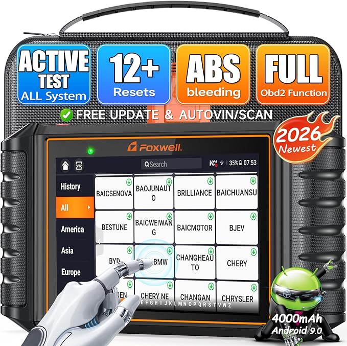 2026 FOXWELL NT726 OBD2 Scanner Diagnostic Tool, All System Bidirectional by FOXWELL