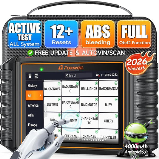 2026 FOXWELL NT726 OBD2 Scanner Diagnostic Tool, All System Bidirectional by FOXWELL