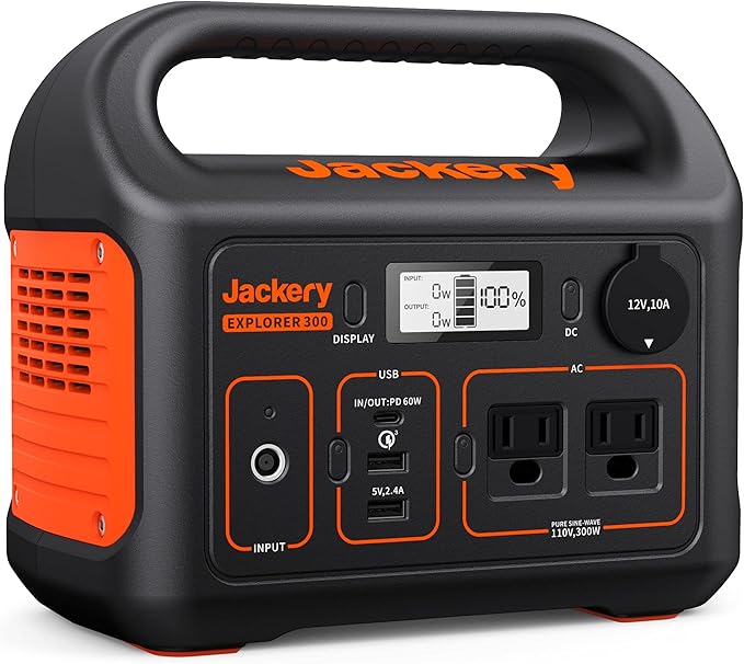 Jackery Portable Power Station Explorer 300, 293Wh Backup Lithium Battery by JackeryInc
