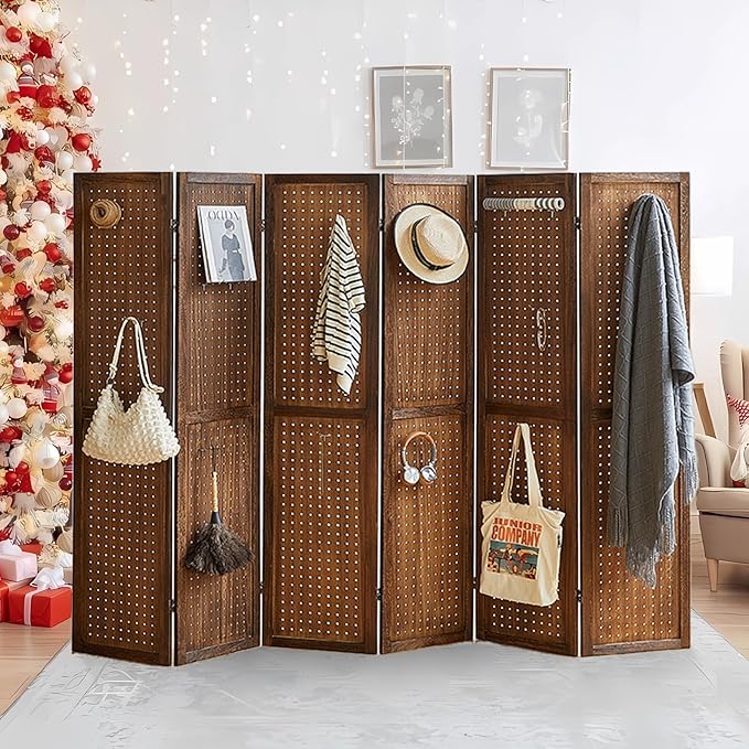 Asnefeli 6 Panel Pegboard Display - Image 2
