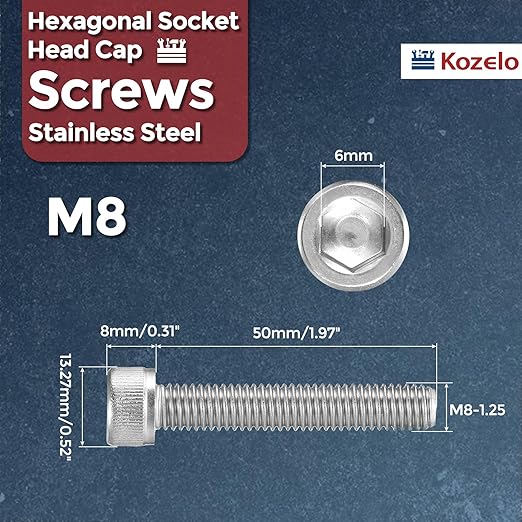 Kozelo 10pcs Socket Head Cap Screws - Image 2