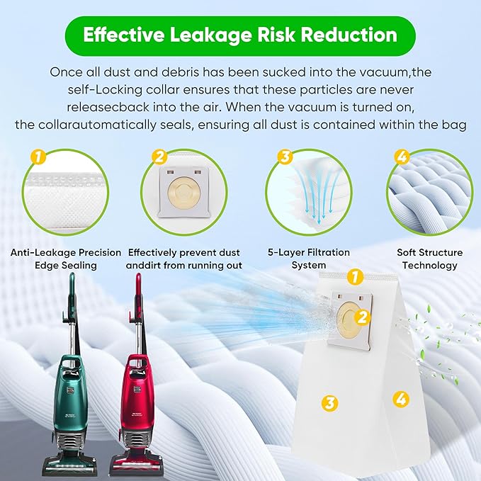 LBLVBNEWD 10 Pack IB600 HEPA Vacuum Bags - Image 5