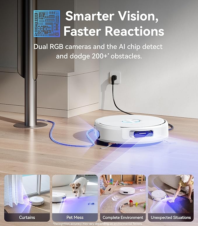NARWAL Flow Robot Vacuum and Mop Combo, FlowWash Real-Time Self-Cleaning Track - Image 4