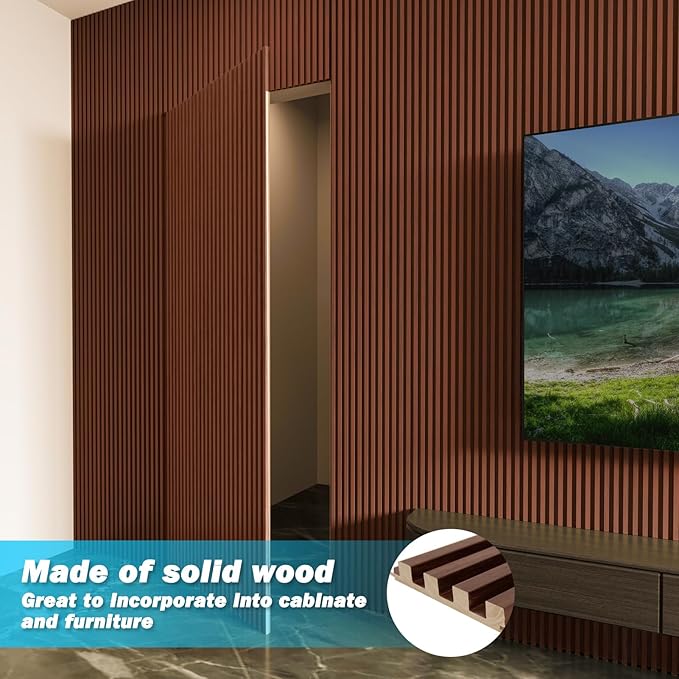 Art3d Slat Wood Wall Paneling for Interior and Ceiling Decoration - Image 3