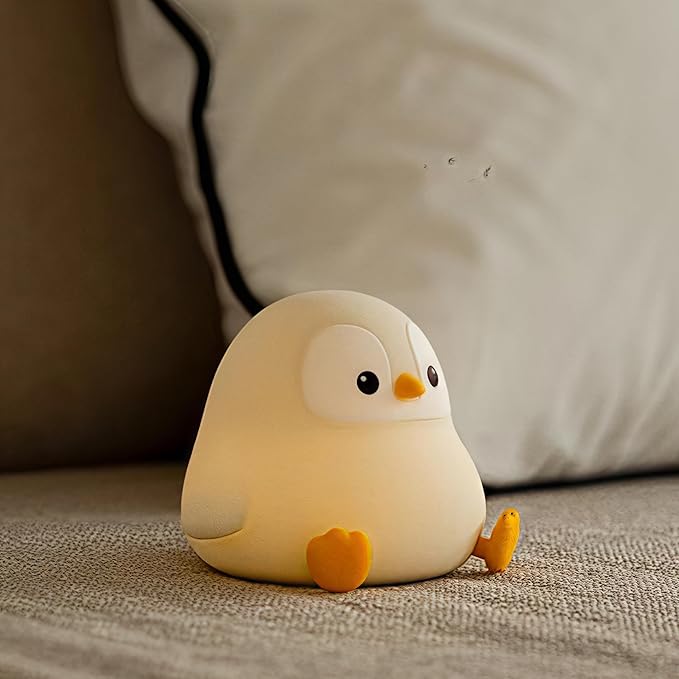 ATSUI Penguin Night Light, LED Squishy Novelty Animal Night Lamp, Food Grade by ATSUINIGHTLIGHT